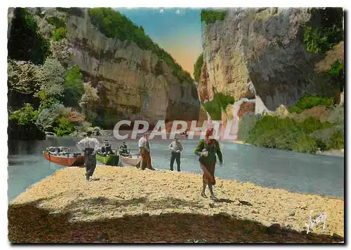 Moderne Karte Gorges du Tarn Environs de la Malene Lozere Les Detroits