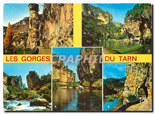 Cartes postales moderne Couleurs et Lumiere de France Les Gorges du Tarn Lozere