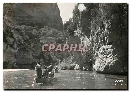 Moderne Karte Gorges du Tarn Environs de la Malene Lozere Entree des Detroits