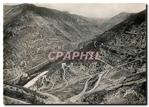 Cartes postales moderne Les Gorges du Tarn Les lacets de la Malene