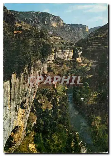 Moderne Karte En Parcourant les Gorges de la Jonte Lozere