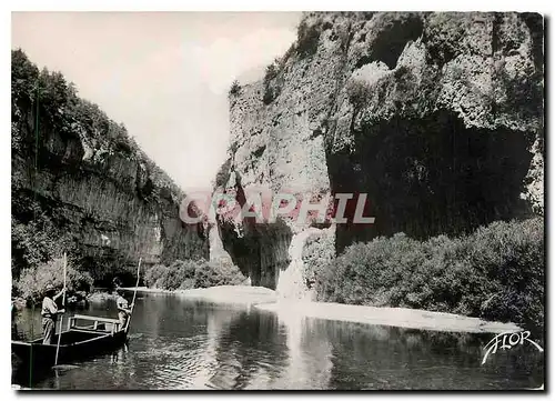 Moderne Karte Les Gorges du Tarn Promenade en barque dans les Detroits