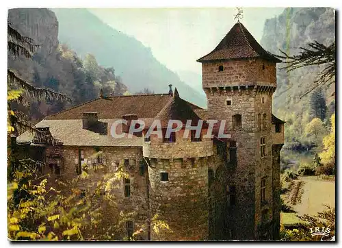 Cartes postales moderne Les Gorges du Tarn Le Chateau de la Caze Manoir gothique