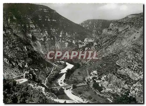 Moderne Karte Gorges du Tarn La Malene Lozere