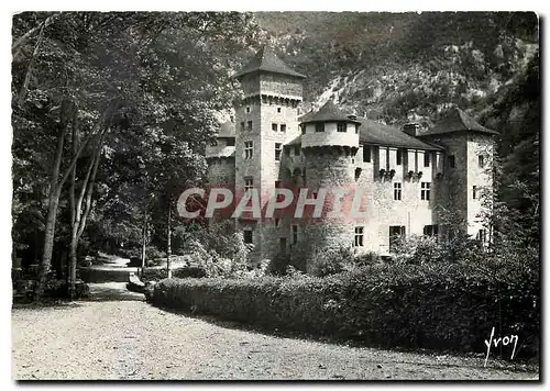 Moderne Karte Gorges du Tarn Chateau de la Caze Lozere