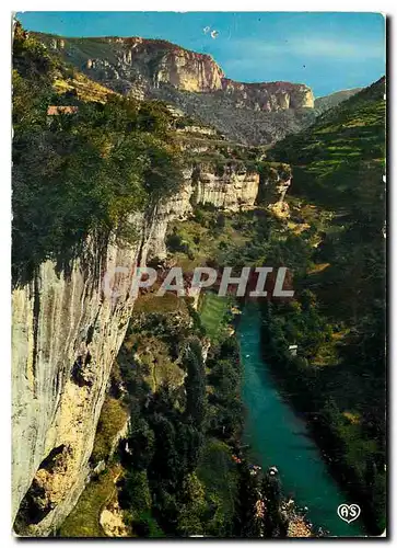 Moderne Karte En Parcourant les Gorges de la Jonte Lozere