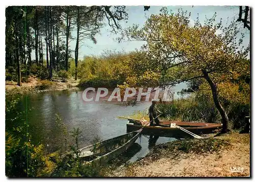 Moderne Karte Courant d'Uchet Landes