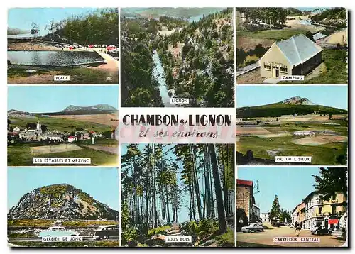 Cartes postales moderne Chambon sur Lignon Haute Loire et ses environs Station estivale Plage Les Estables et Mezenc Grb