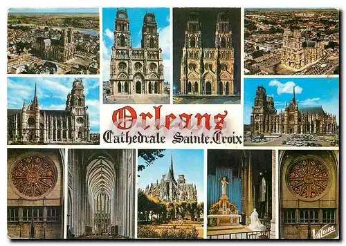 Cartes postales moderne Les Merveilles du Val de Loire Orleans Loiret Divers aspects de la Cathedrale