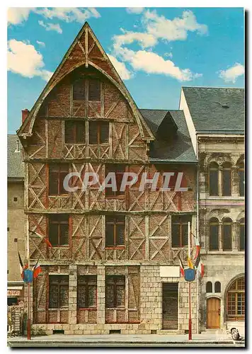 Cartes postales moderne Les Merveilles du Val de Loire Orleans Loiret La maison de Jeanne D'Arc rue du Tabour