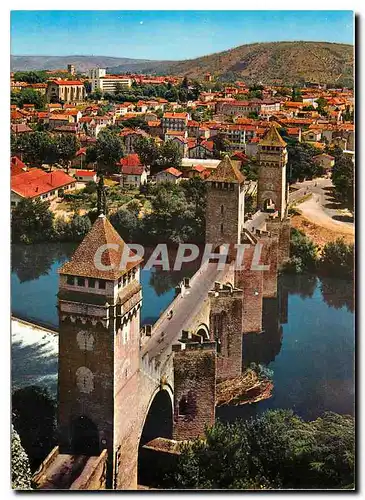 Cartes postales moderne Cahors Lot Le Pont Valentre