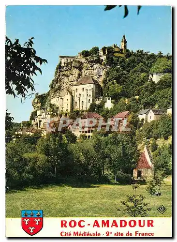 Moderne Karte En Quercy Lot Pittoresque Roc Amadour