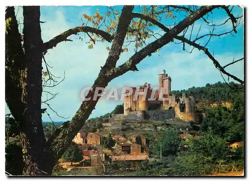 Moderne Karte Bonaguil Lot et Gne Chateau Fort de Bonaguil a 7 kms de Fumel