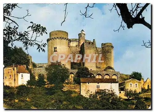 Moderne Karte Bonaguil Lot et Garonne Architecture Militaire en Guyenne Chateau Fort de Bonaguil