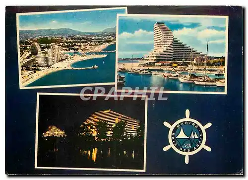 Cartes postales moderne Reflets de la Cote d'Azur Villeneuve Loubet A Mmes Marina Baie des Anges