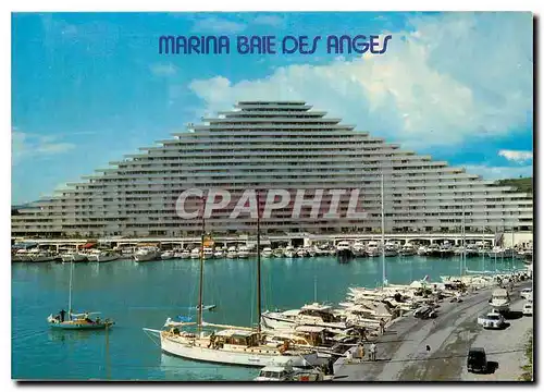 Cartes postales moderne Marina Baie des Anges Villeneuve Loubet Plage Cote d'Azur Le port de plaisance et l'immeuble Com