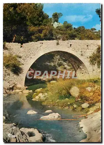 Moderne Karte Paysages de la Cote d'Azur Varoise Environs de Toulon Var Gorges d'Ollioules Le Pont d'Evenos