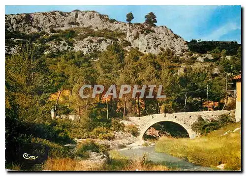 Moderne Karte Paysages de la Cote d'Azur Varoise Environs de Toulon Var Gorges d'Ollioules Le Pont d'Evenos