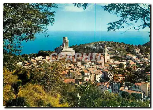 Cartes postales moderne La Tubie Alpes Maritimes Panorama sur la Turbie et le Trophee des Alpes