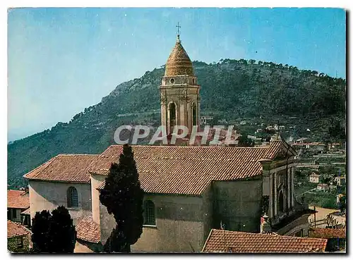 Cartes postales moderne La Cote d'Azur en Couleurs Naturelles La Turbie A M L'Eglise Saint Michel