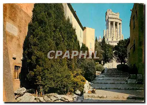 Moderne Karte Cote d'Azur La Turbie Le Trophee des Alpes ou Tour d'Auguste