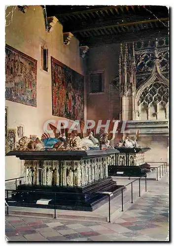 Cartes postales moderne Musee de Dijon Cote d'Or Palais des Ducs de Bourgogne Salle des Gardes Tombeaux de Philippe le H