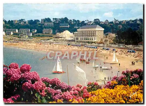 Cartes postales moderne Couleurs et Lumiere de France La Bretagne Perros Guirec Cotes du Nord Plage de Trestraou