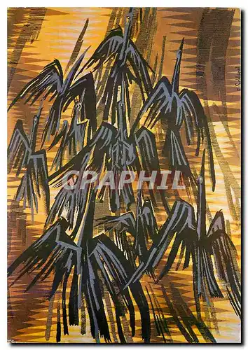 Cartes postales moderne Tapisseries d'Aubusson Le Passage d'Oiseaux de Schlegel