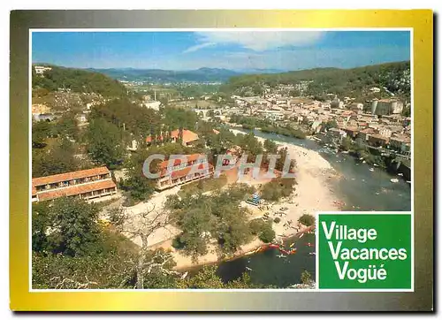 Moderne Karte En Ardeche Meridionale Village Vacances Vogue