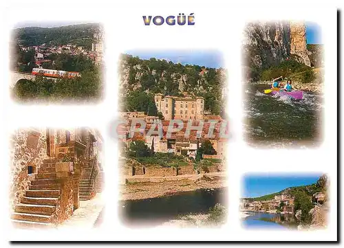 Moderne Karte Vogue Ardeche