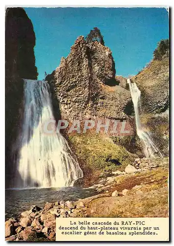 Cartes postales moderne Les grands Paysages du Vivarais Les Cascades du Ray Pic