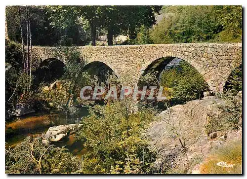 Moderne Karte Vernoux en Vivarais Ardeche Le pont du moulin de Beley