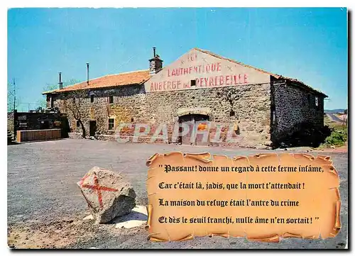 Cartes postales moderne Auberge de Peyrebeille Ardeche Dite Auberge Rouge