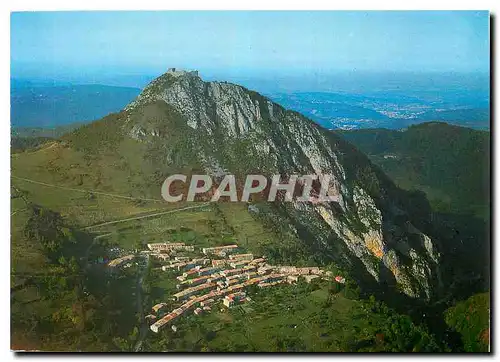 Moderne Karte Montsegur Le Chateau et le Village