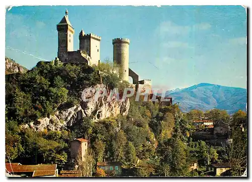 Moderne Karte Foix Le Chateau fort des Comtes de Foix