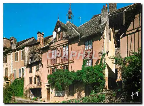 Moderne Karte Couleurs et Lumiere de France Conques en Rouergue Aveyron