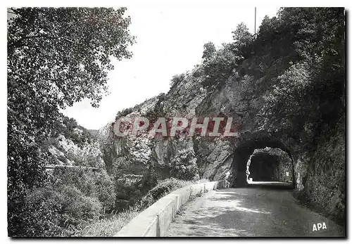 Moderne Karte En Parcourant les Gorges de l'Aude Defile de Pierre Lys Le Trou du Cure