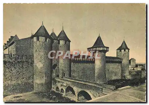 Cartes postales moderne Cite de Carcassonne Aude Le Chateau Comtal