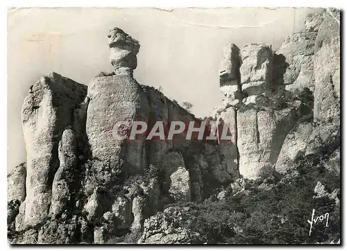 Moderne Karte Canon de la Jonte Corniche du Causse Mejeon Vases de Chine et de Sevres