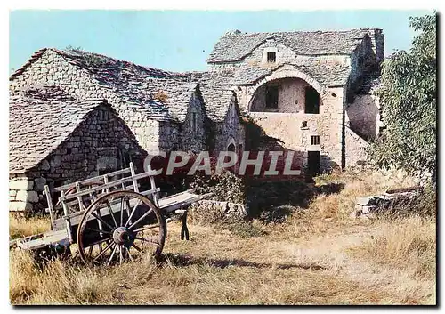 Moderne Karte Ferme typique du Causse