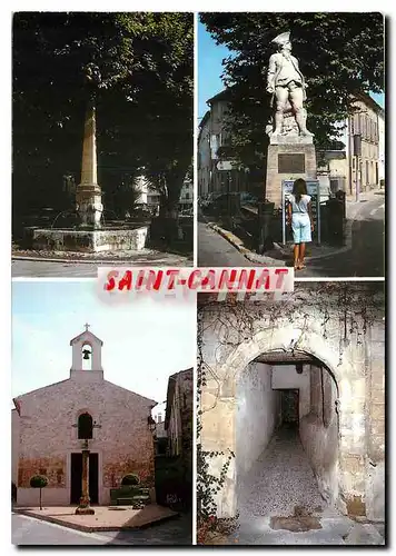 Cartes postales moderne Saint Cannat Une Fontaine Le Bailli de Suffreu La Chapelle Le Corredou Porte Fortifiee