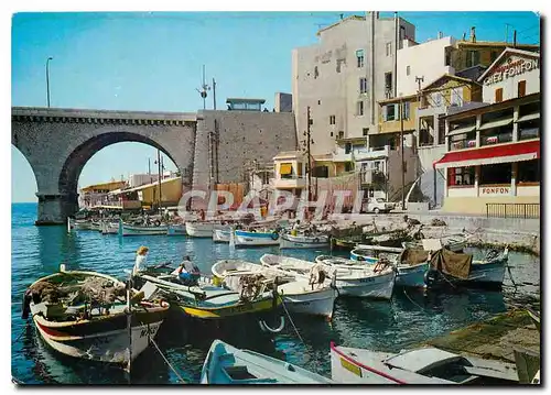 Cartes postales moderne Marseille Promenade de la Corniche Vallon des Auffes