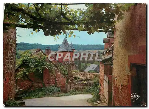 Moderne Karte Collonges La Rouge Chateau de Benge