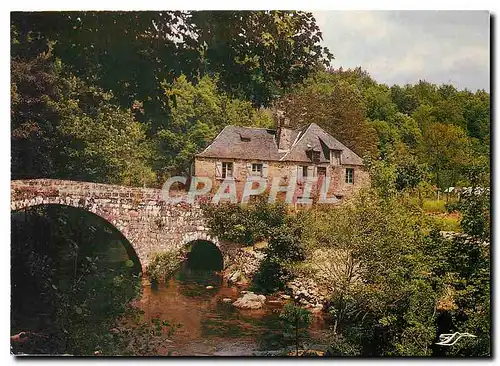 Moderne Karte La Correze Pittoresque Le Pays Vert Paysage