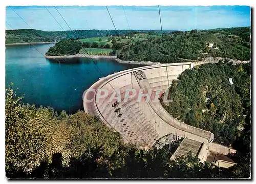 Cartes postales moderne La Barrage de Bort Correze vu de la rive droite