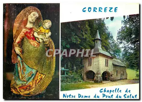 Cartes postales moderne Correze Correze Chapelle de Notre Dame du Pont du Salut