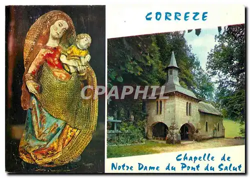 Cartes postales moderne Correze Correze Chapelle de Notre Dame du Pont du Salut
