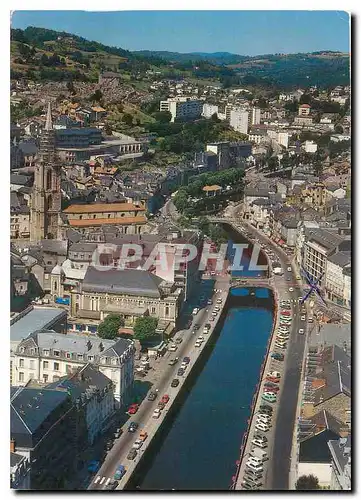 Cartes postales moderne Images de France La Correze pittoresque Tulle vue generale au premier plan la Prefecture la Corr