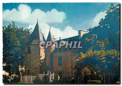 Moderne Karte La Bretagne en Couleurs Le Folgoet Finistere Ancien chateau de la Duchesse Anne