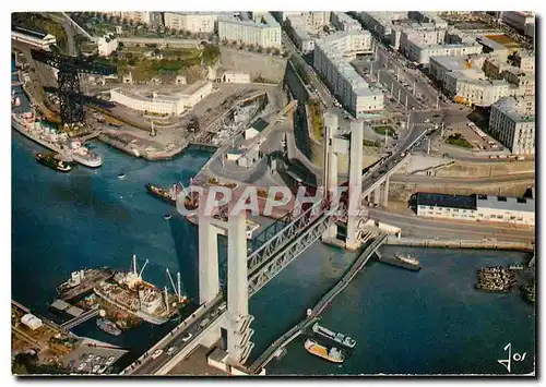 Cartes postales moderne La Bretagne en Couleurs Brest Le Pont Levant